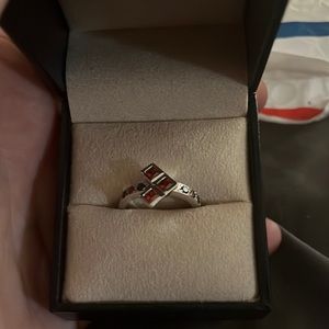 Harley Quinn engagement ring 14k gold